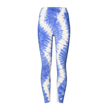High-Rise Seamless Tie-Dye 7/8 Leggings - Volley Blue/Snow White Tie Dye