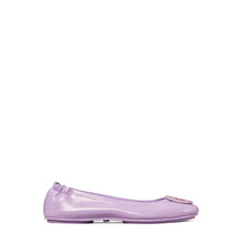 Minnie Travel Ballet With Leather Logo - Lavender Cloud