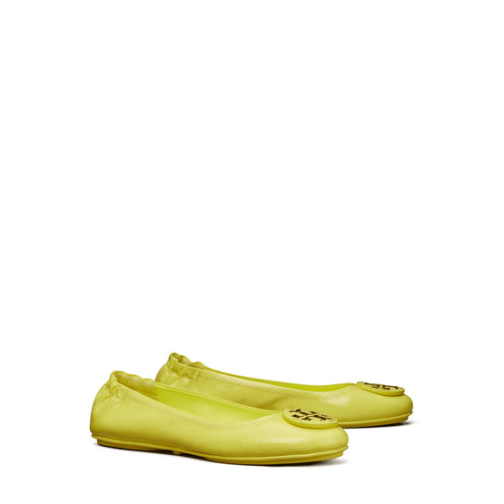 Minnie Travel Ballet With Leather Logo - Blazing Yellow