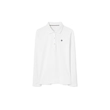 Classic Tech Pique Long-Sleeve Polo - Snow White