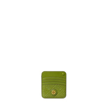 T Monogram Leather Card Case - Shiso