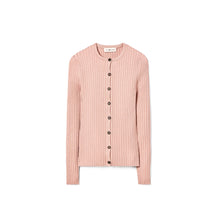 Lurex Stripe Cardigan - Pink Moon