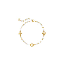 Roxanne Chain Delicate Bracelet - Rolled Tory Gold/New Ivory